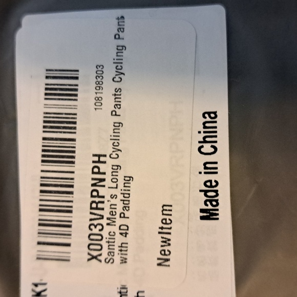 MENS SANTIC CYCLING FOR FREEDOM 3D PADDED PANTS  S - Picture 11 of 11